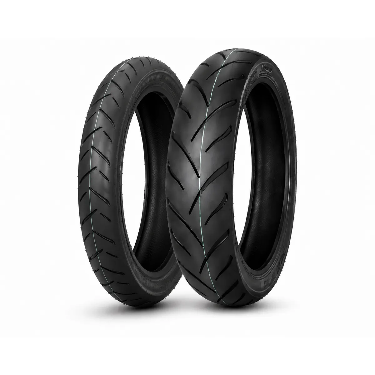 GENERICO - PAR LLANTAS DE MOTO 100-80-17 y 130-70-17 TSK CELIMO ¨USO SIN CAMARA¨  NS200