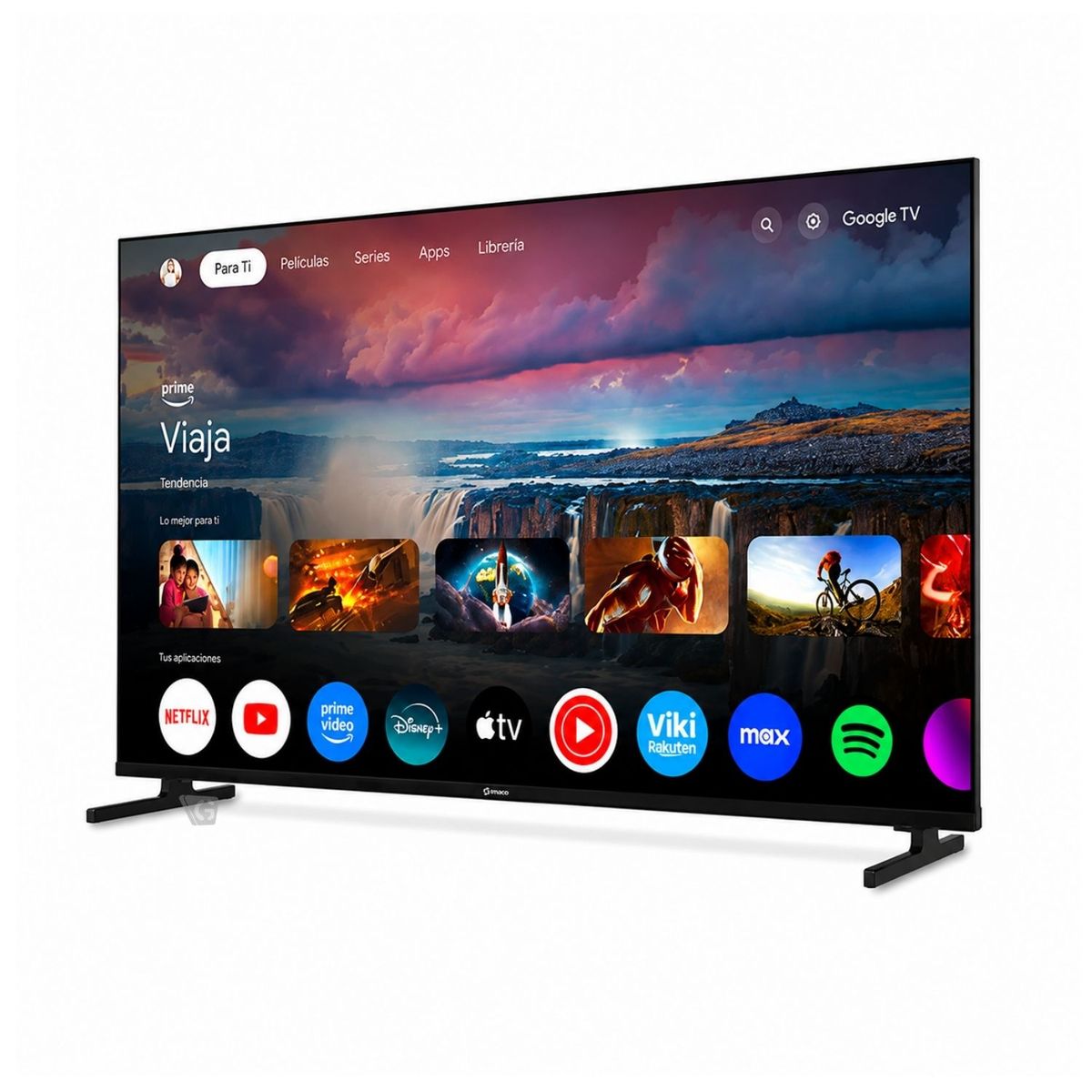 MIRAY - Televisor Miray Google TV LED 4K UHD 50 MK50-E2000GBT