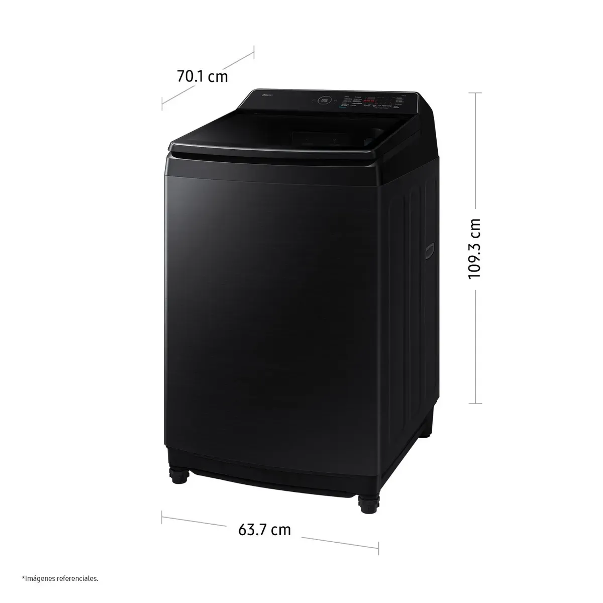 SAMSUNG - Lavadora AI Wash Ecobubble 21KG WA80F21B9BPE