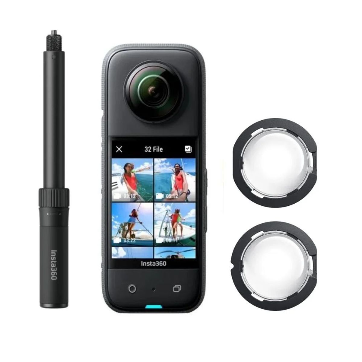 Insta360 - Cámara Insta360 X3 Pack de Bullet Time 2.0