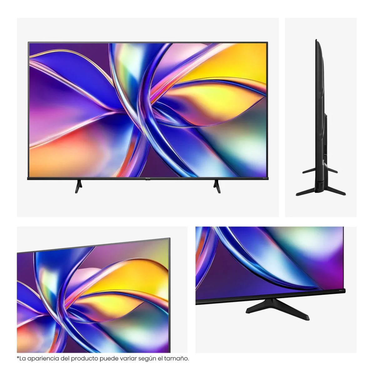 Hisense - Televisor Smart TV 75'' QLED UHD 4K 75QD6N GoogleTV 2025 + Ant + Rack Fijo