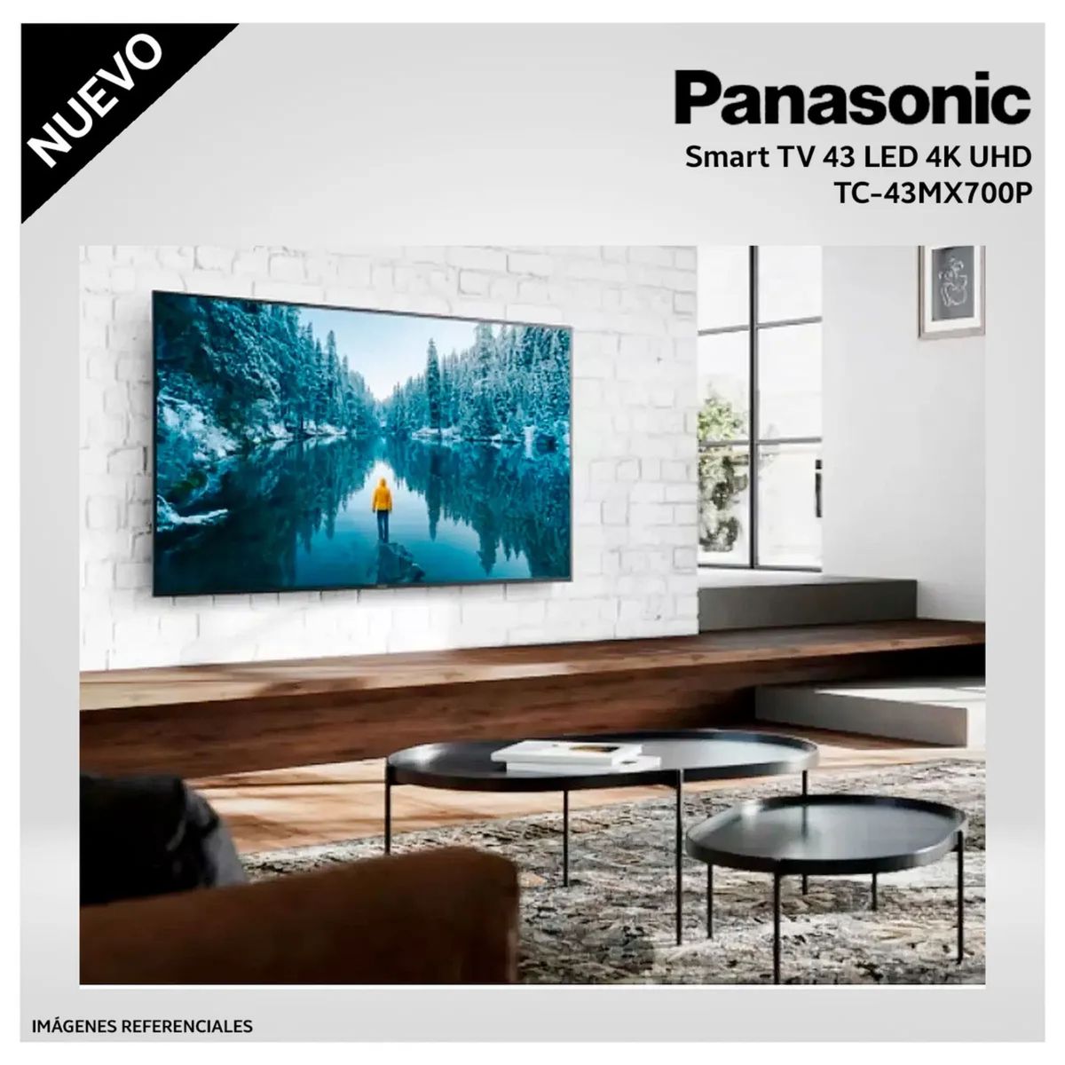 Panasonic - TV PANASONIC 43 UHD 4K TC-43MX700P ANDROID TV - Modelo Nuevo