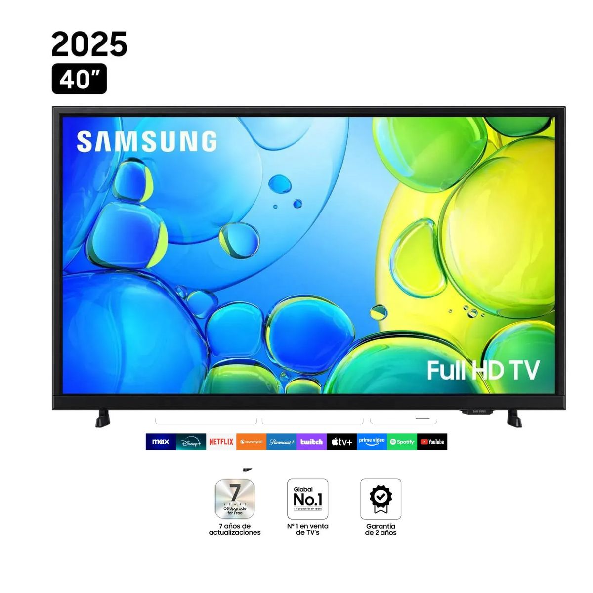 SAMSUNG - Televisor Samsung 40 FHD Smart TV UN40F6000F + Rack
