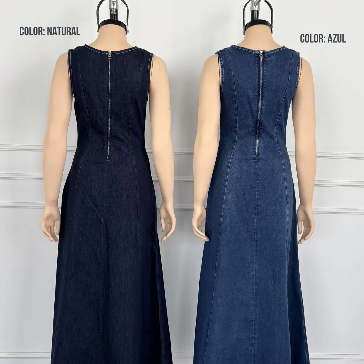 JHAN HIDS - Vestido denim stretch Mei