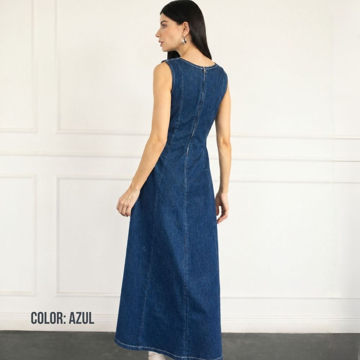JHAN HIDS - Vestido denim stretch Mei