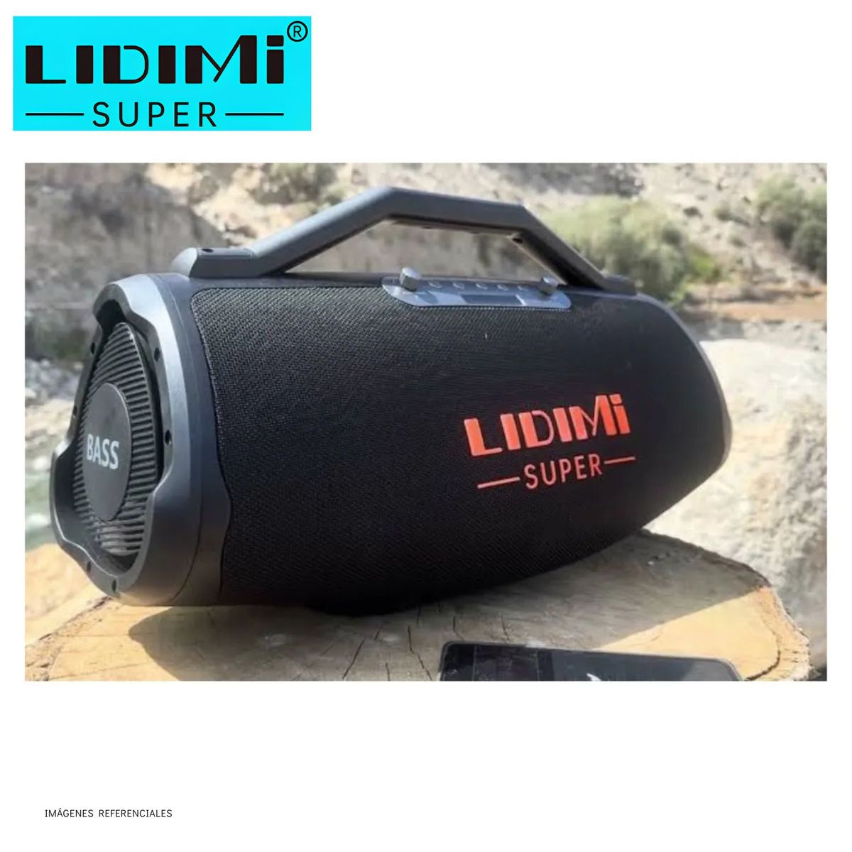 LIDIMI - Parlante Portatil Bluetooth LIDIMI D-S687 Audio Potente
