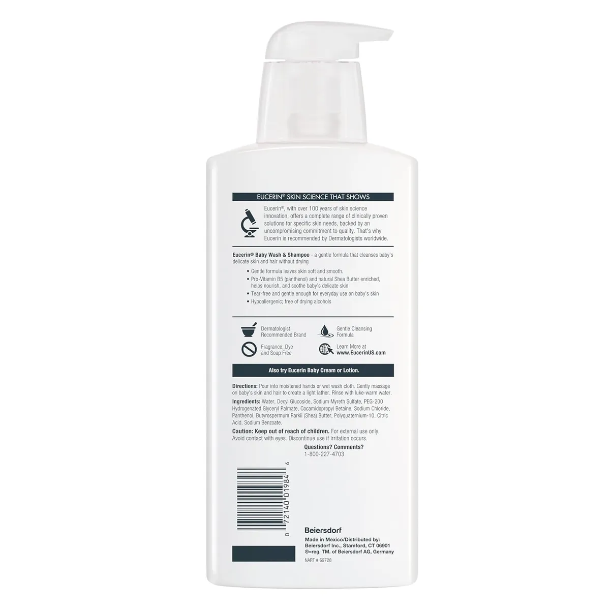 EUCERIN - Eucerin Baby Wash And Shampoo