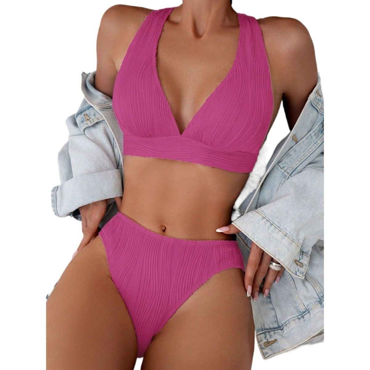 TIOZONEY - Traje de baño y bikinis - Rosado
