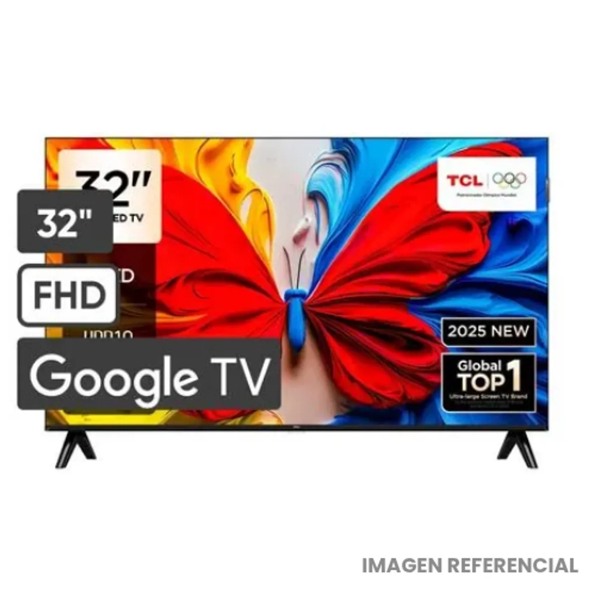 Smart TV TCL 32 QLED Full HD Google TV HDR10 Bluetooth 32S5K, marca TCL - Foto Principal