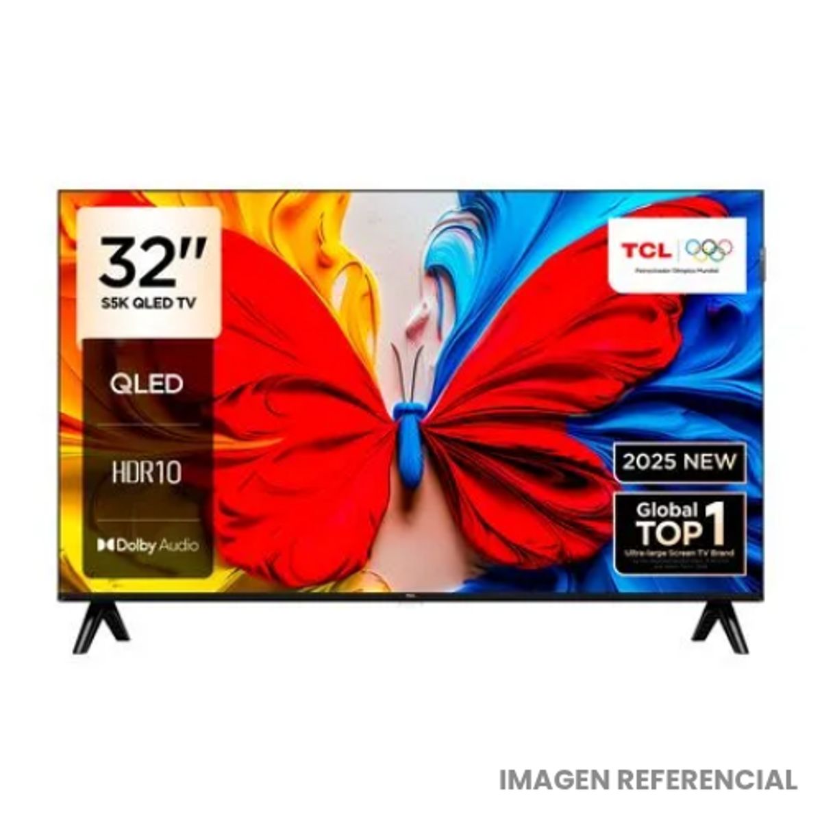 Smart TV TCL 32 QLED Full HD Google TV HDR10 Bluetooth 32S5K, marca TCL - Foto 2