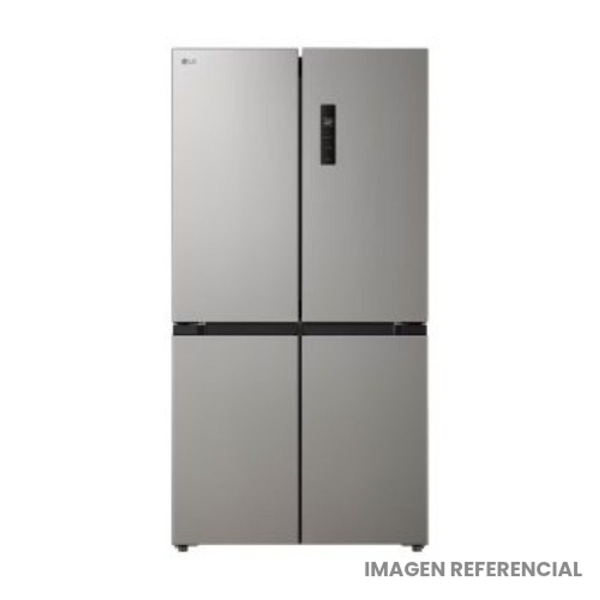 LG - Refrigeradora LG French Door GM47MPZ 424L Plateada