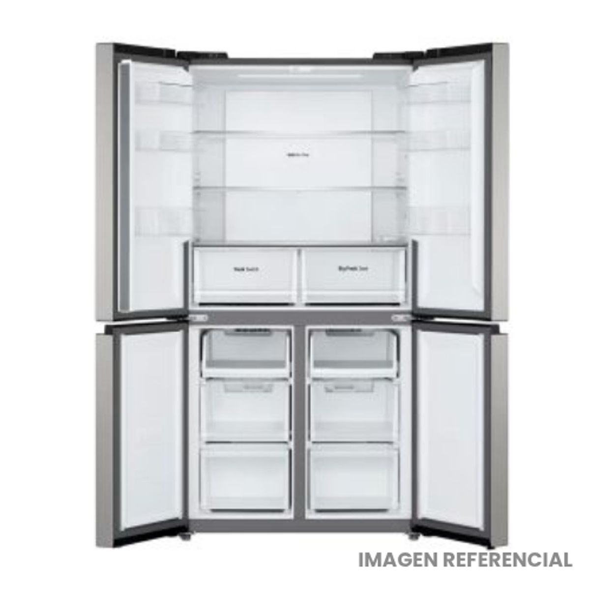 LG - Refrigeradora LG French Door GM47MPZ 424L Plateada