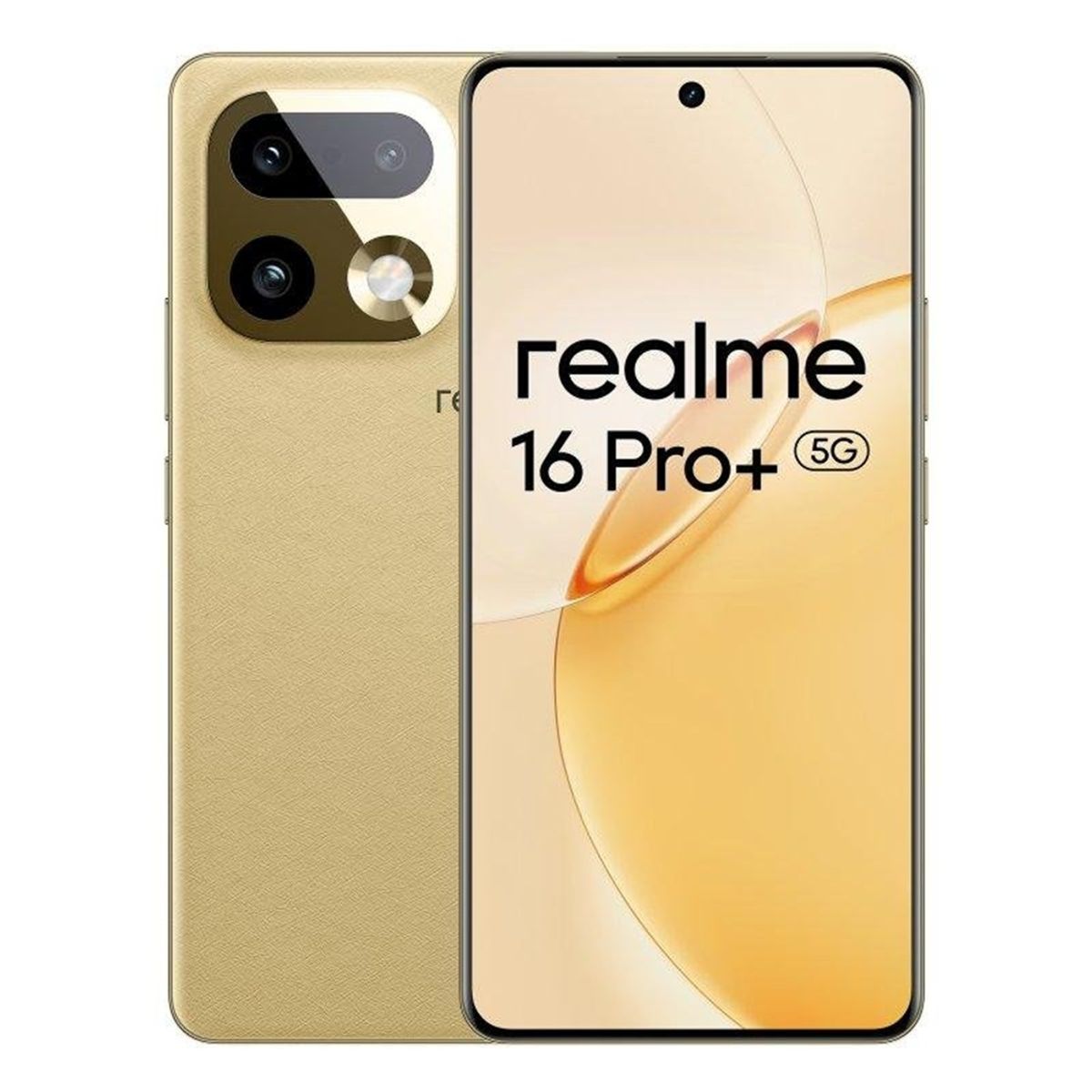 REALME - Realme 16 Pro Plus 5G 12GB Ram 512gb Rom - Dorado + Mica Hidrogel - REGISTRADO.