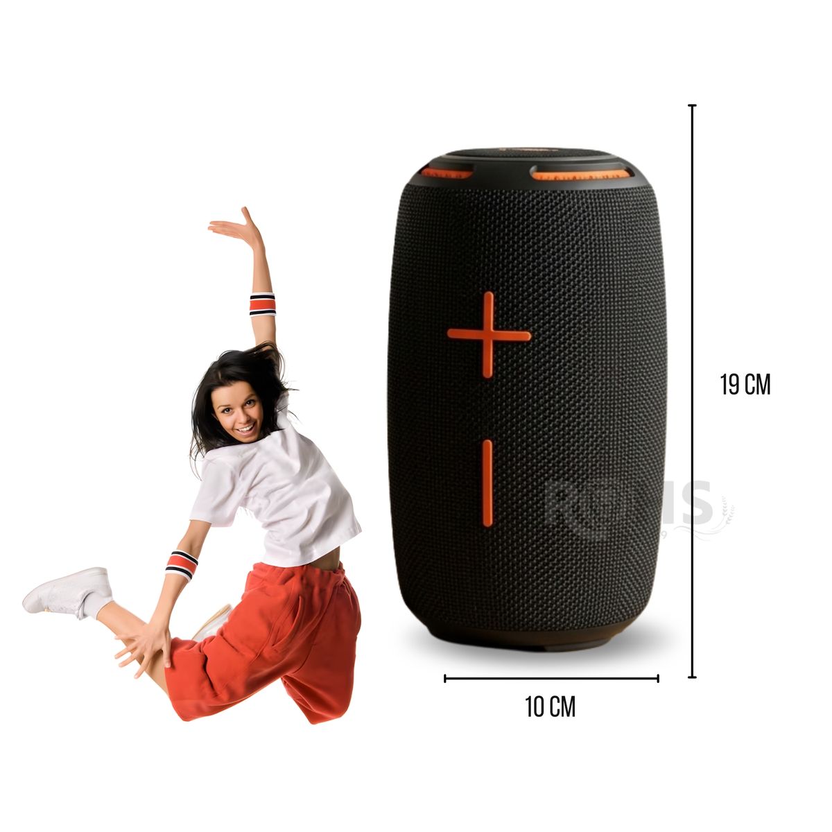 ROHS - Parlante Portatil KMS - 283 Negro