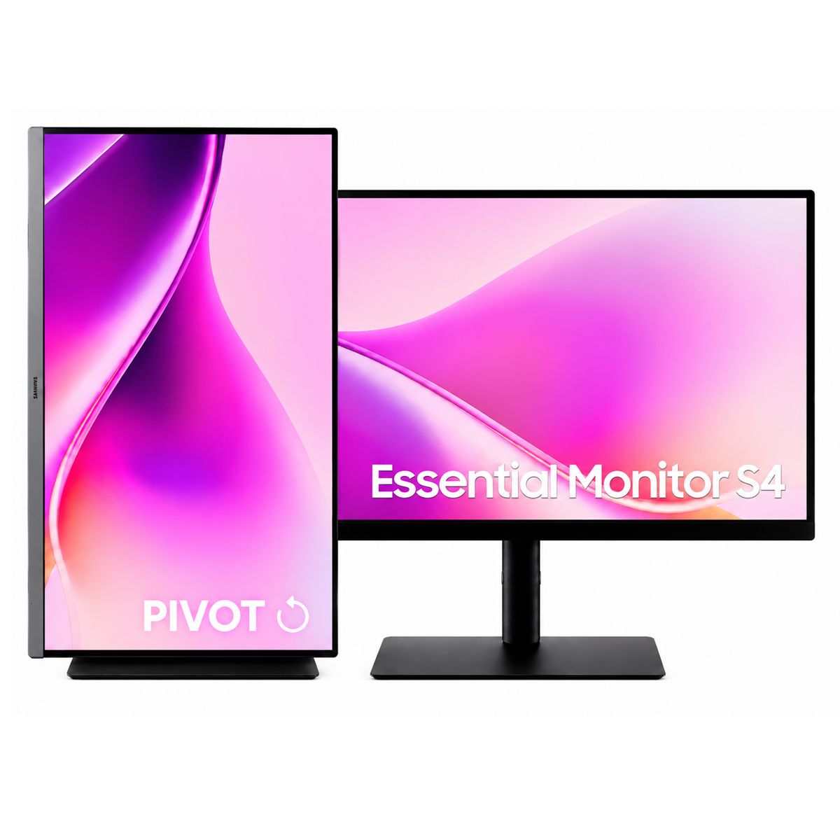 SAMSUNG - Monitor 24 SAMSUNG S24F430UAL Plano FHD IPS USB-C