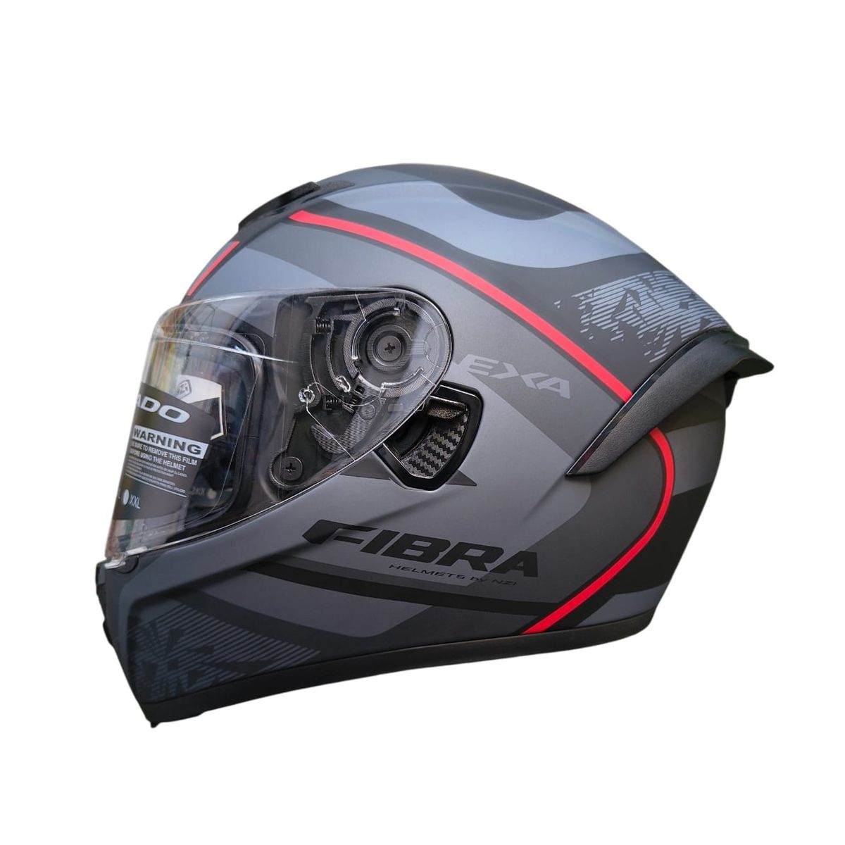 FIBRA - CASCO PÁRA MOTO INTEGRAL EXA FIBRA - EDICIÓN ESPECIAL MATTERED