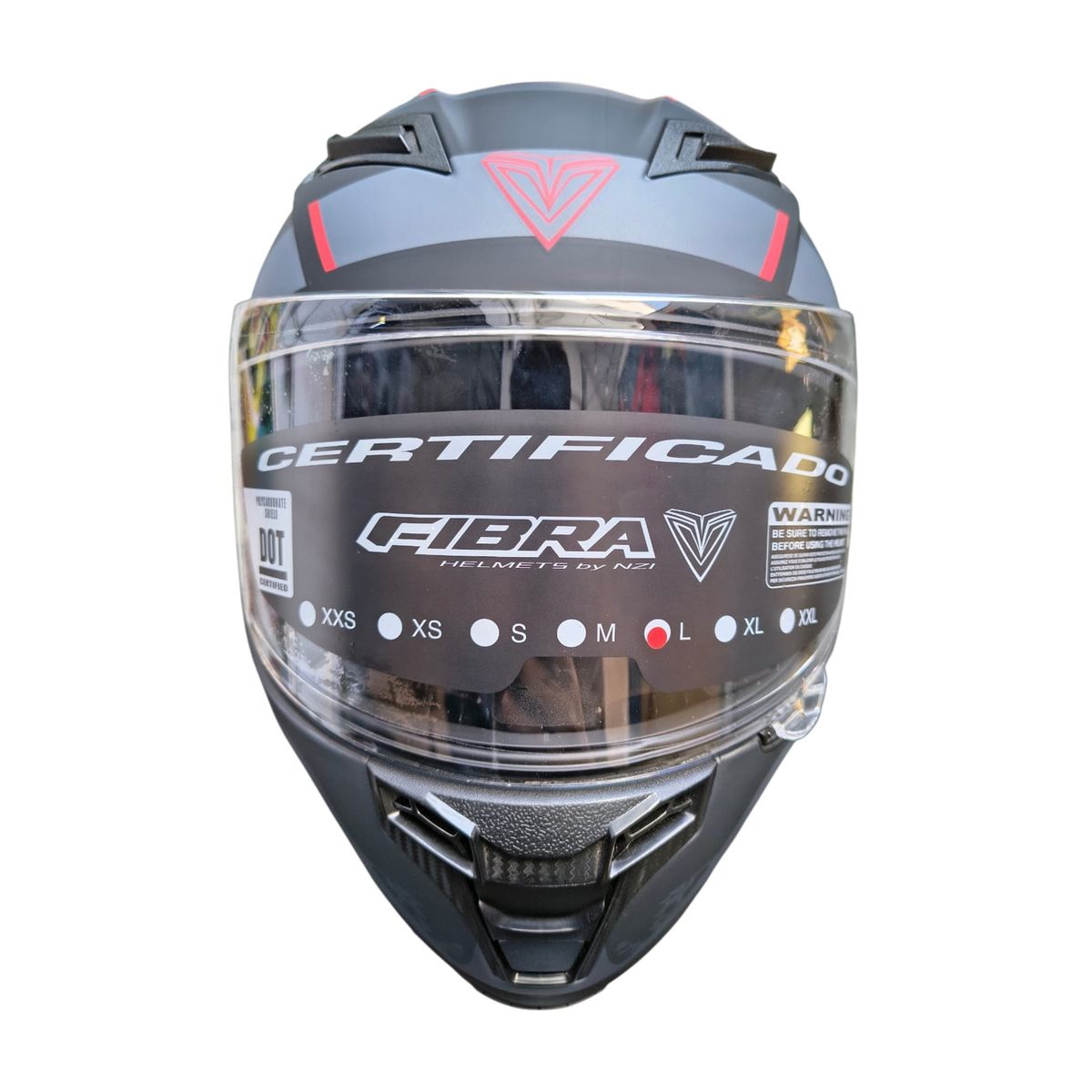 FIBRA - CASCO PÁRA MOTO INTEGRAL EXA FIBRA - EDICIÓN ESPECIAL MATTERED