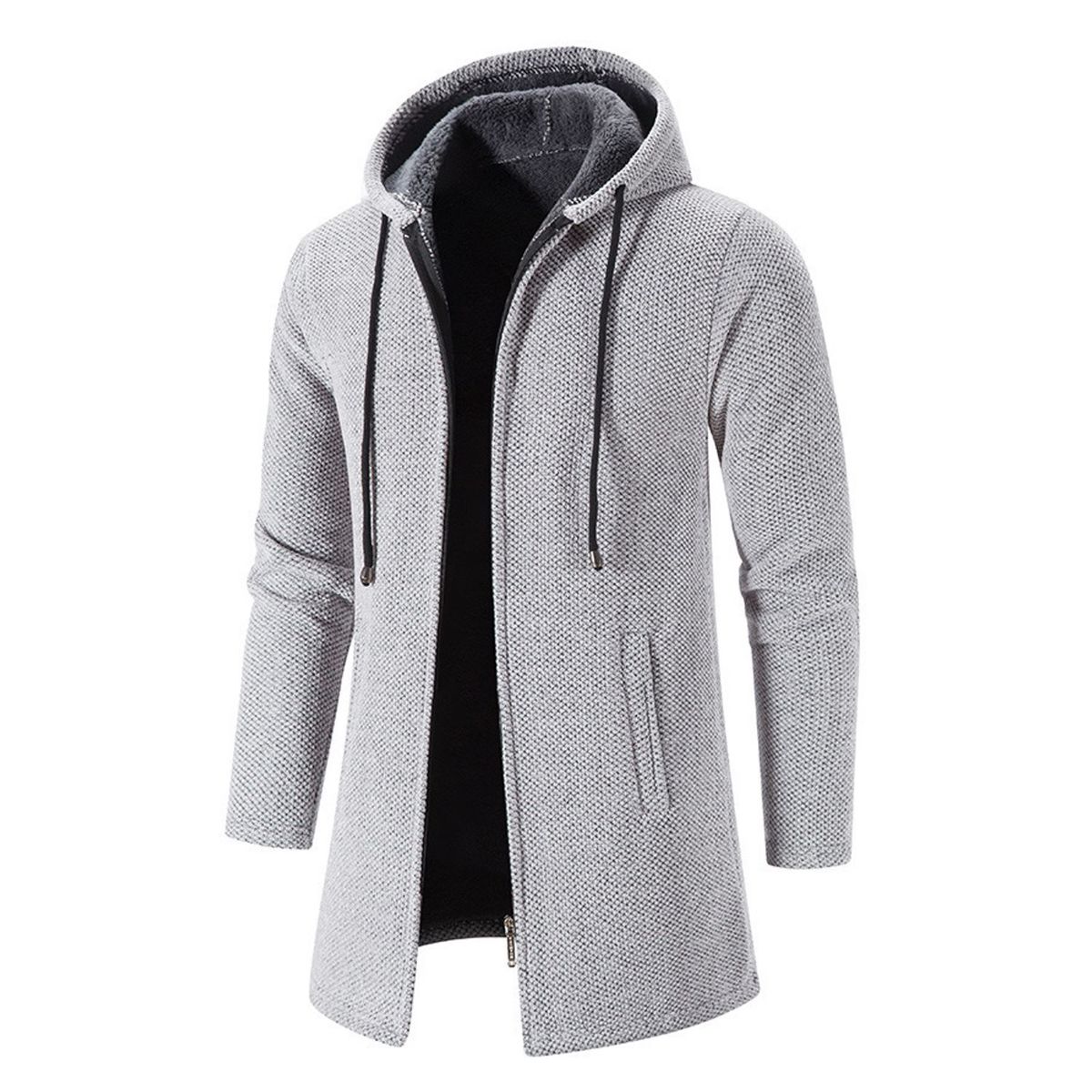 TIOZONEY - Gabardina para hombres - Blanco