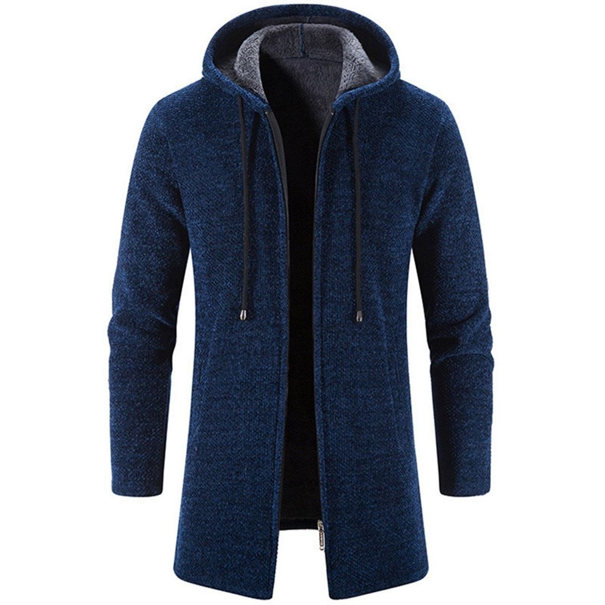 TIOZONEY - Gabardina para hombres - Azul