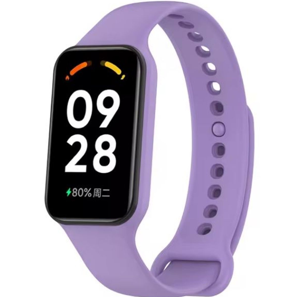 GENERICO - Correa Compatible Para Xiaomi Band 8 Active - lila