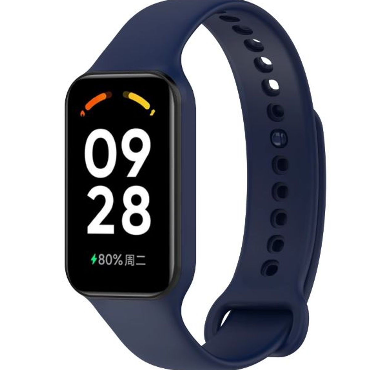 GENERICO - Correa Compatible Para Xiaomi Band 8 Active - azul oscuro