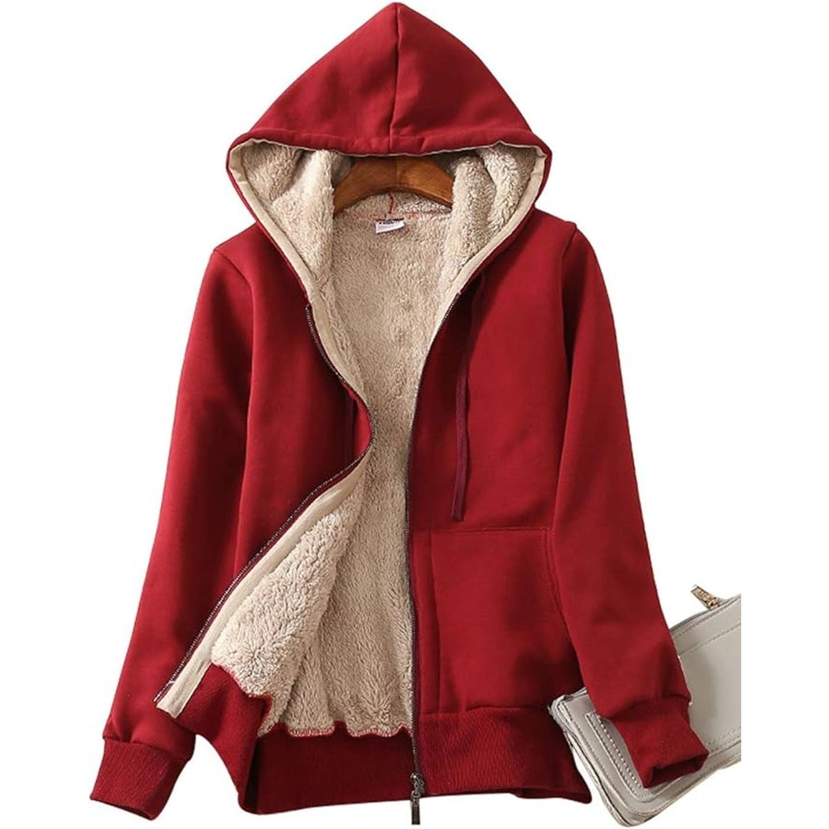TIOZONEY - Chaqueta térmica con capucha para mujeres