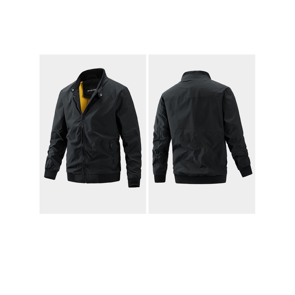 TIOZONEY - Chaqueta de aviador para hombre