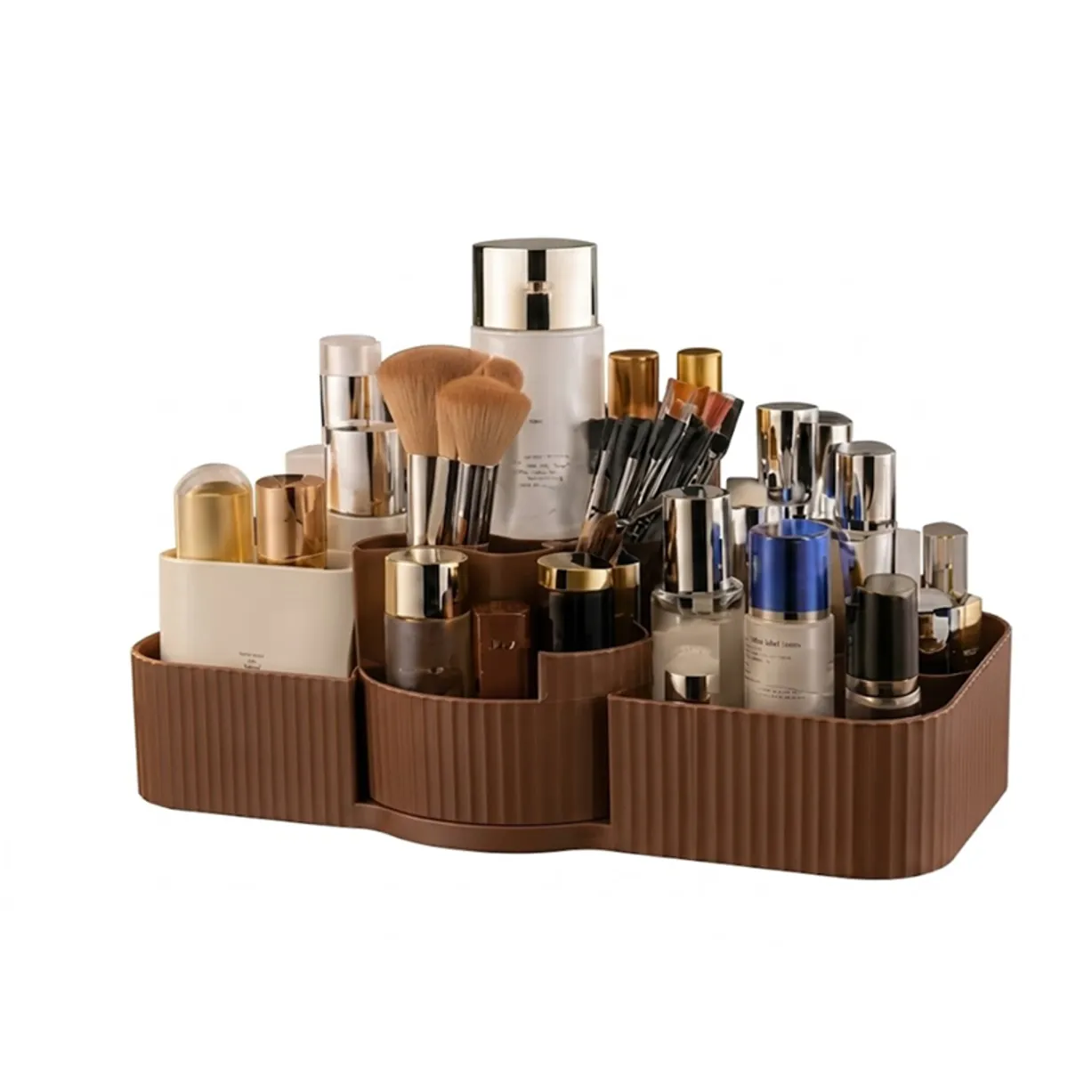 GENERICO - ORGANIZADOR DE MAQUILLAJE MARRON
