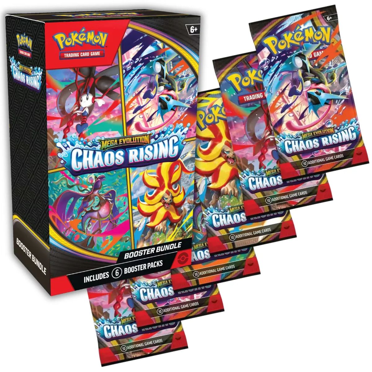 POKEMON - Cartas Pokemon TCG - Paquetón Chaos Rising Booster Bundle 60 Cards Inglés