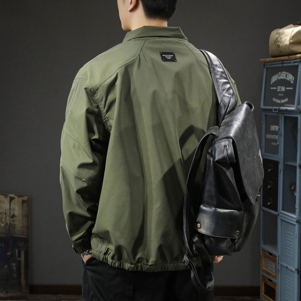 TIOZONEY - Chaqueta ligera para hombres