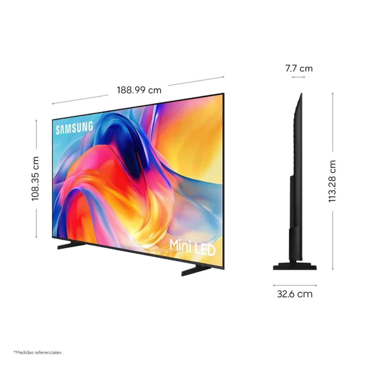 SAMSUNG - Televisor Samsung 85 Mini LED M70H 4K Samsung Vision AI Smart TV 2026