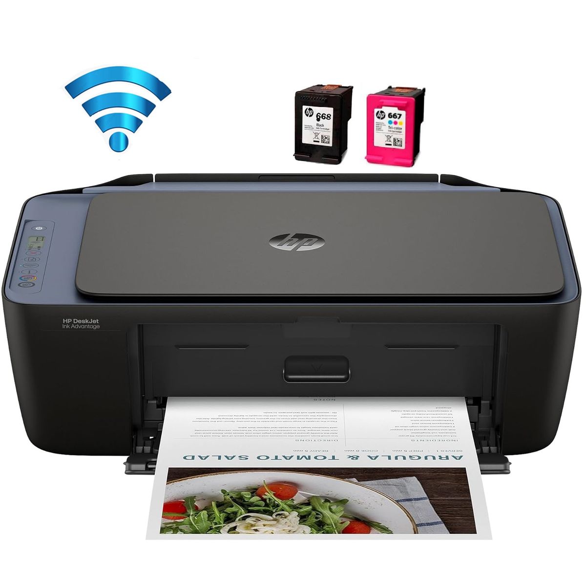 HP - Impresora HP 2975 Multifuncional Wifi DeskJet Ink Advantage