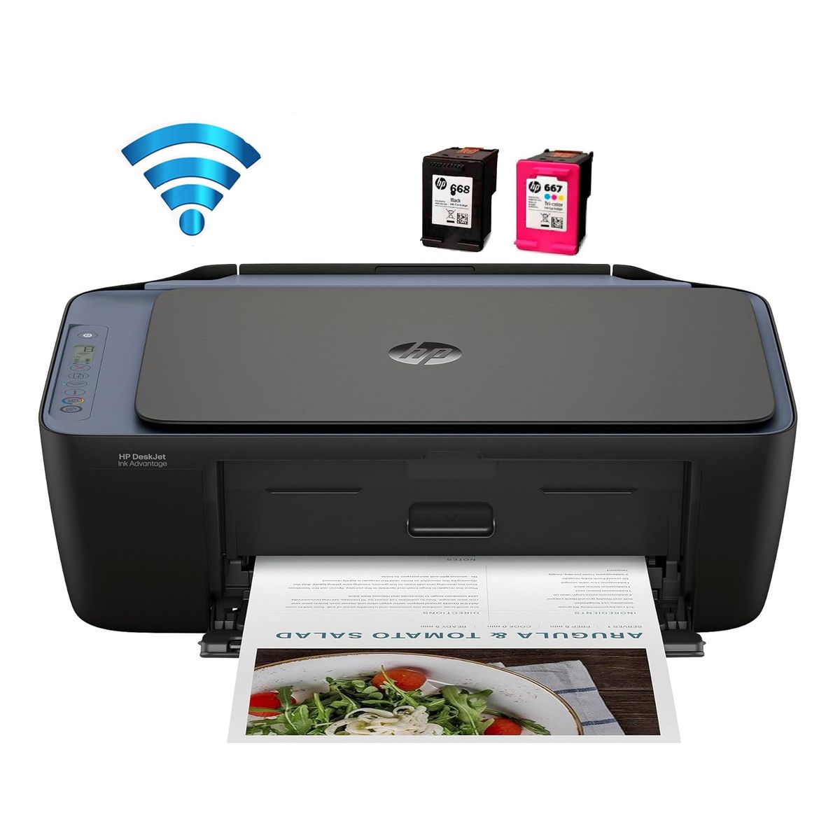 HP - Impresora HP 2975 Multifuncional Wifi DeskJet Ink Advantage