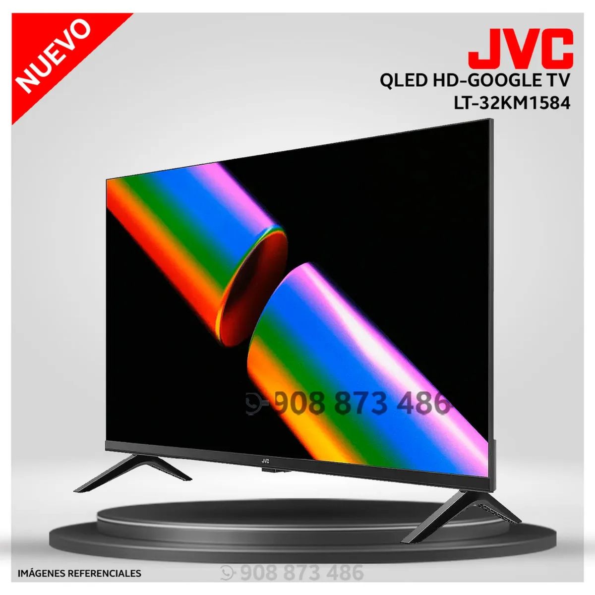 GENERICO - Televisor JVC Google TV QLED 32´´ HD LT-32KM1584 - Modelo Nuevo