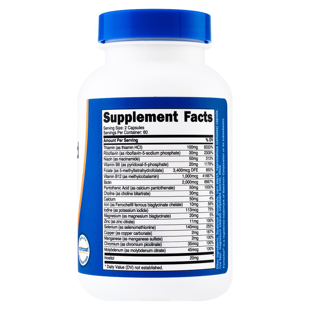 Nutricost - Complejo B - 120 Cápsulas