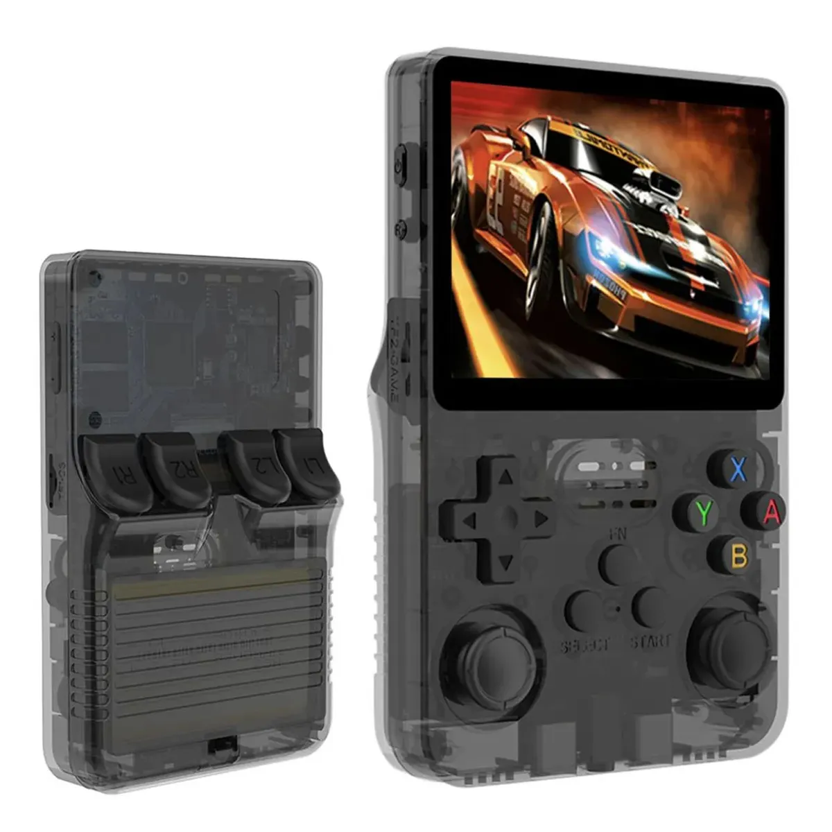 Mini Consola Retro R36S Negro 64GB + Estuche Negro, marca GENERICO - Foto 2
