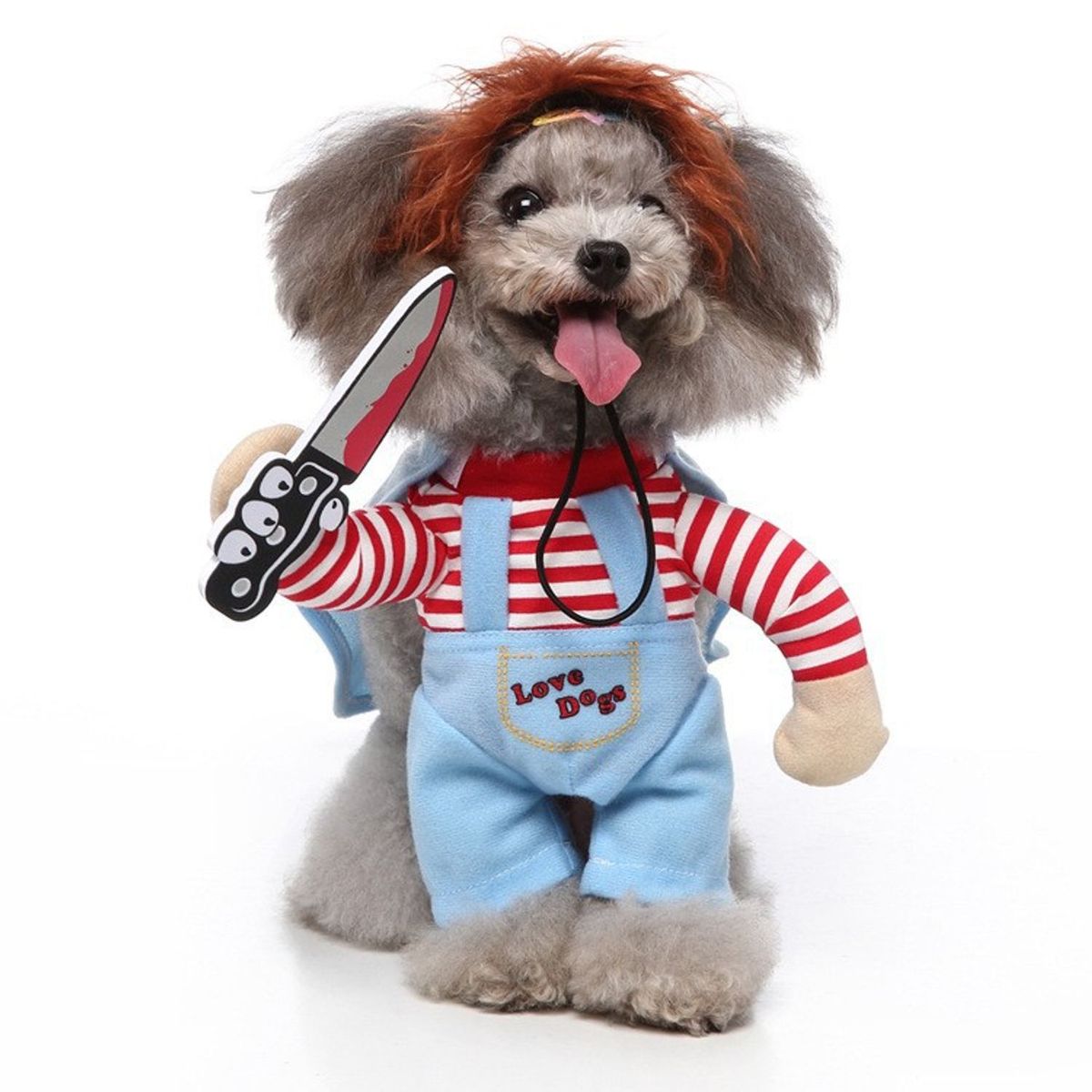 TIOZONEY - Poleron Chaleco Ropa Para Perros Gatos Mascotas Polar Peludo - Negro