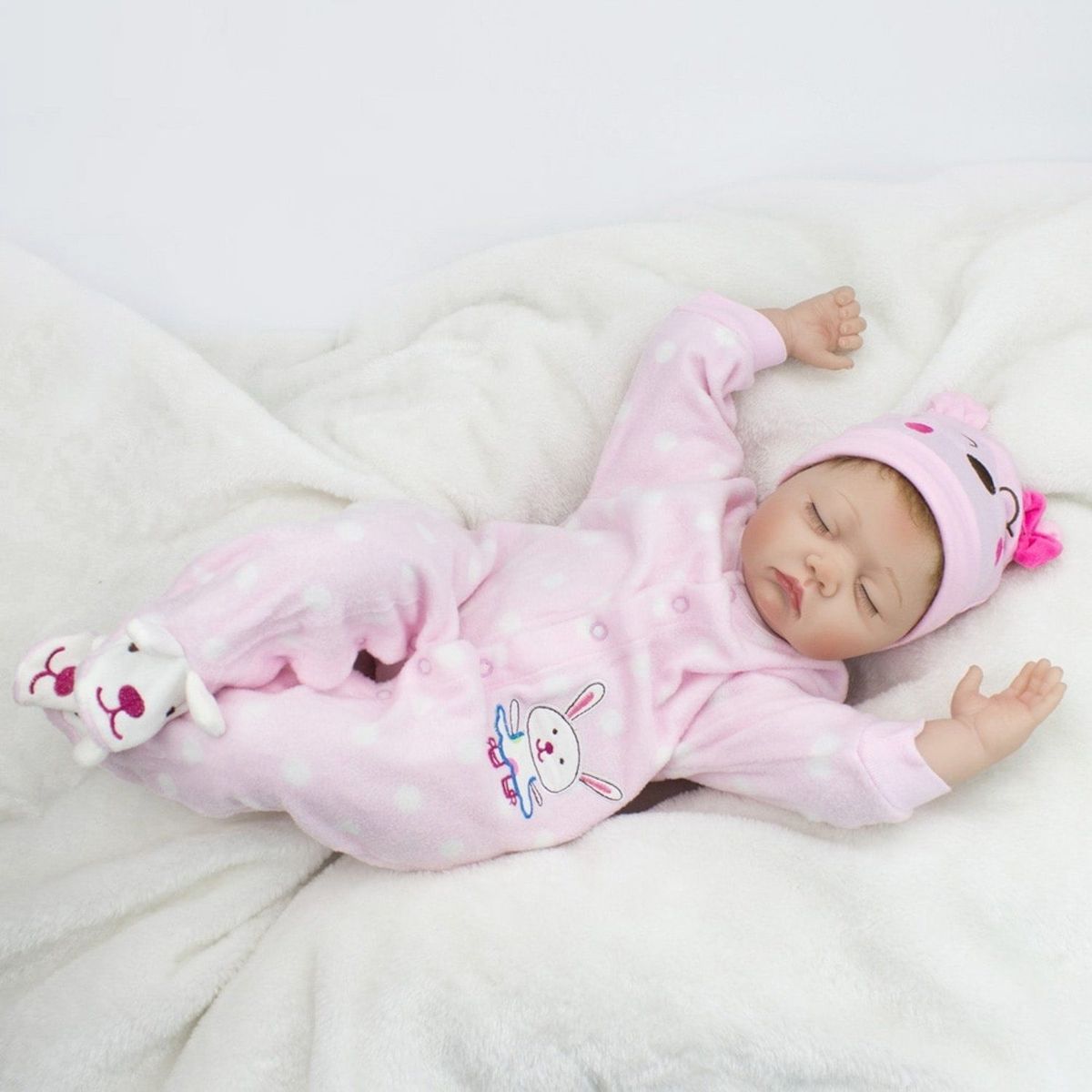 TIOZONEY - Muñeca bebe reborn vinilo de silicona juguetes