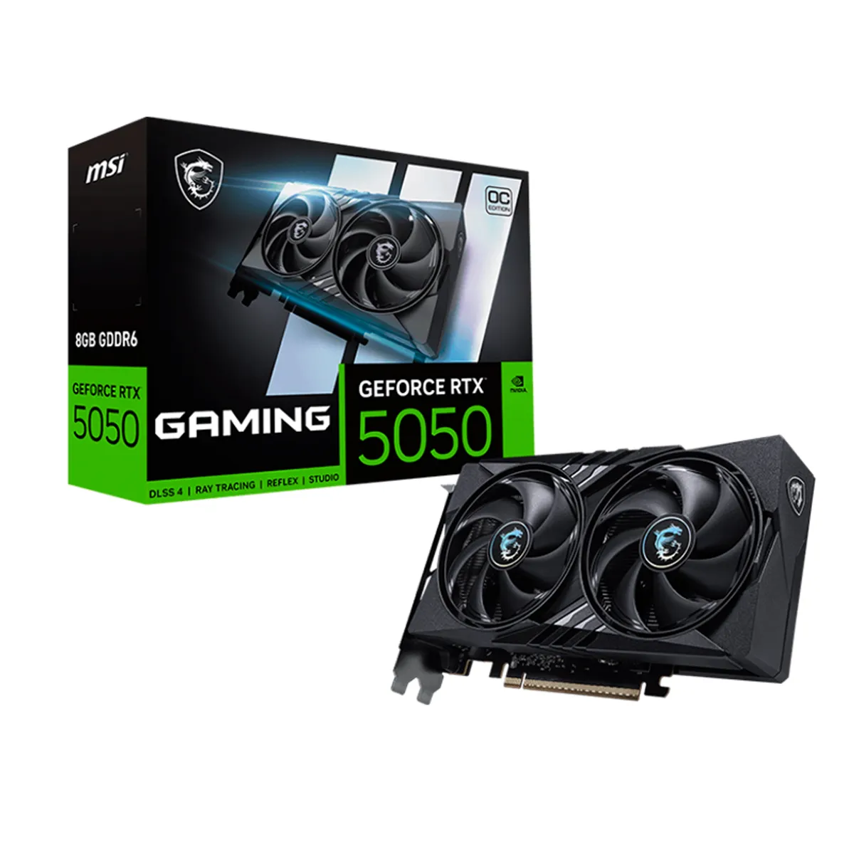 Msi - Tarjeta de Video MSI NVIDIA GeForce RTX 5050 Gaming OC 8GB GDDR6