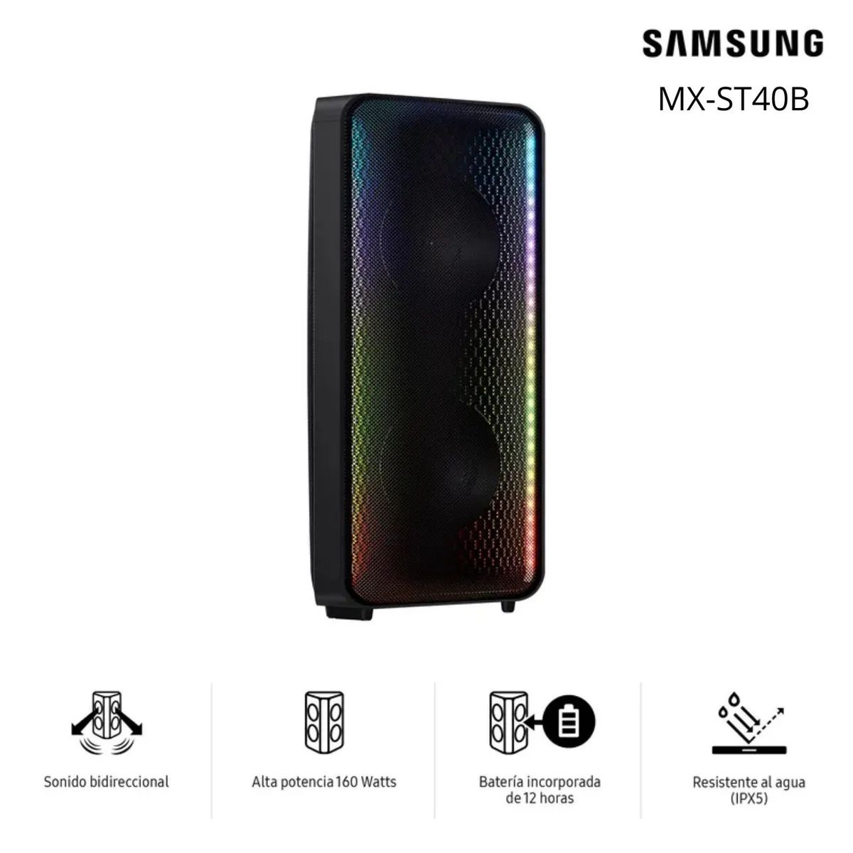 SAMSUNG - Parlante Samsung Bluetooth 160W MX-ST40BPE