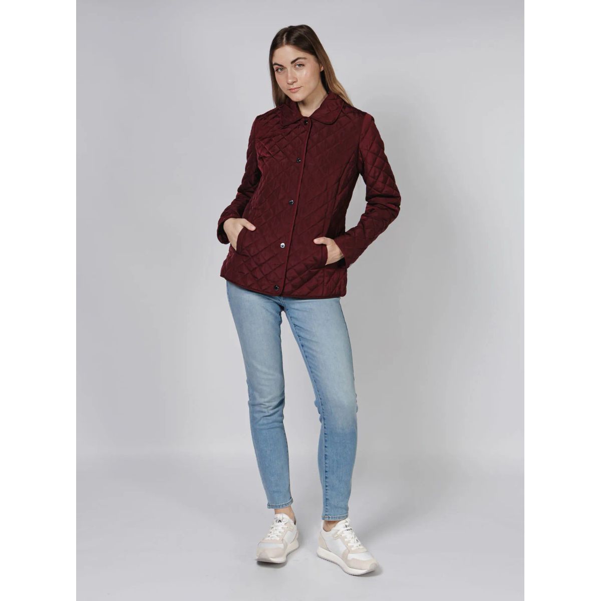 CALVIN KLEIN - CASACA MINI QUILTED BARN COAT CK