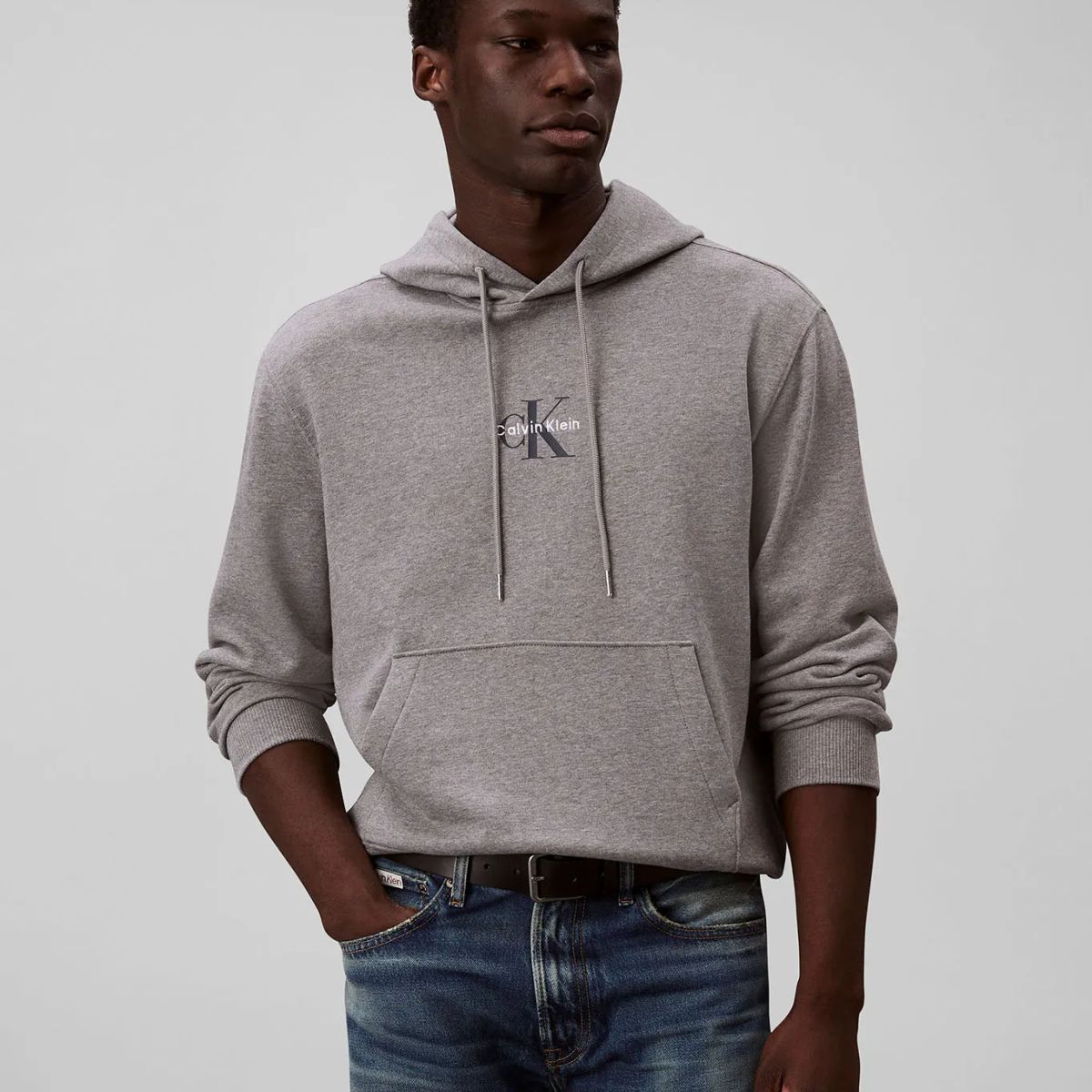 CALVIN KLEIN - SWEATSHIRT LS EU 350TERRY MICRO MONOLOGO CK