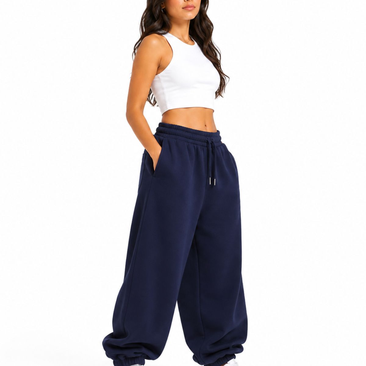 ENKI - Jogger de Franela Mujer - Suave y Cómodo
