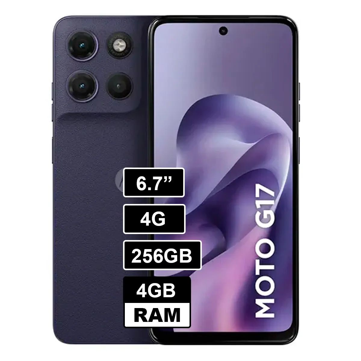 MOTOROLA - Moto G17 4GB 256GB Arandano