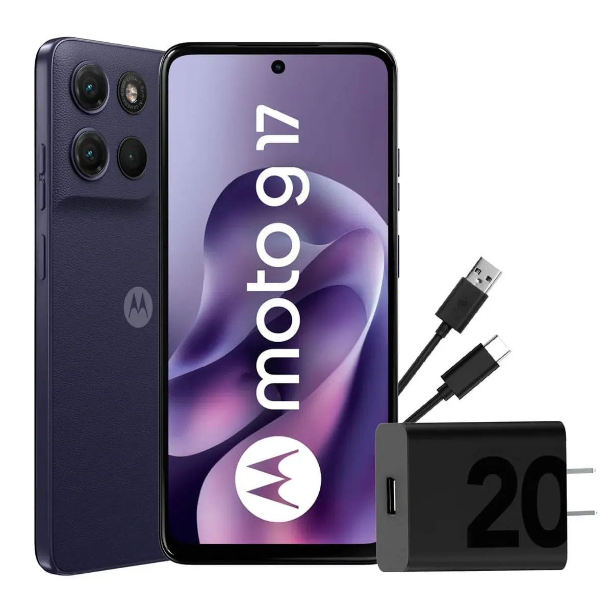 MOTOROLA - Moto G17 4GB 256GB Arandano
