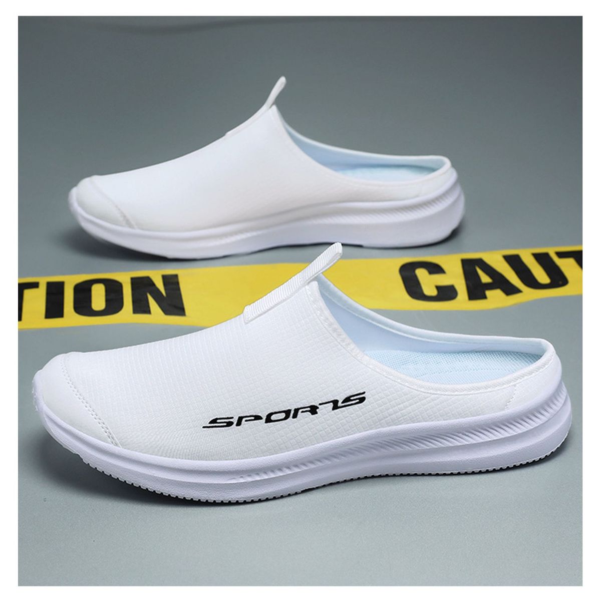 TIOZONEY - Zapatos casuales transpirables para hombre - Blanco