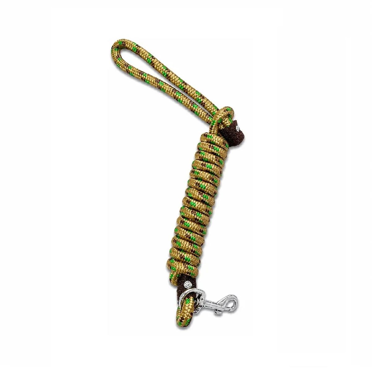 GENERICO - Soga tiro de correa delgado en nylon resistente color beige de 2 metros de largo para perros