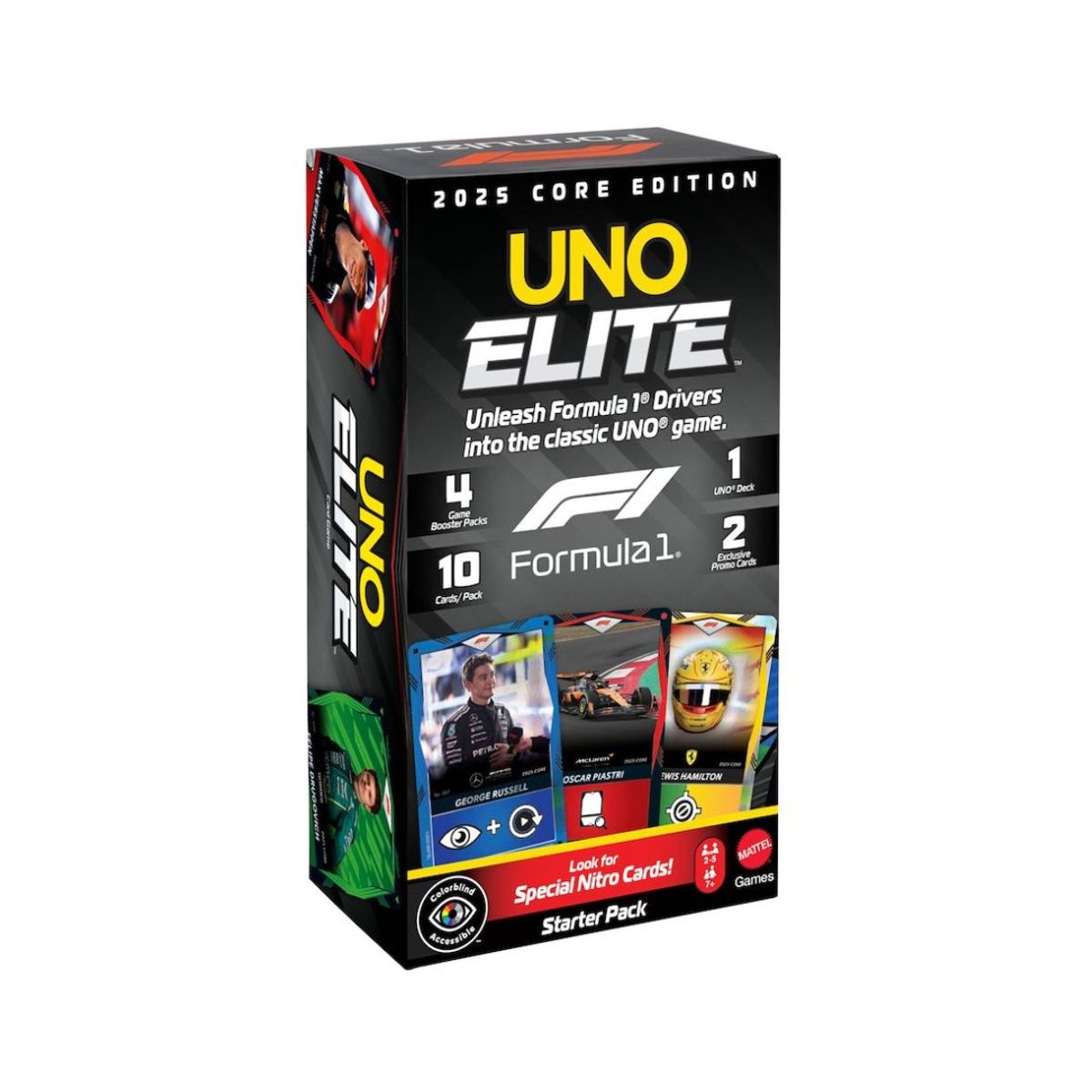 UNO - UNO Elite Formula 1 Starter - Juego de cartas