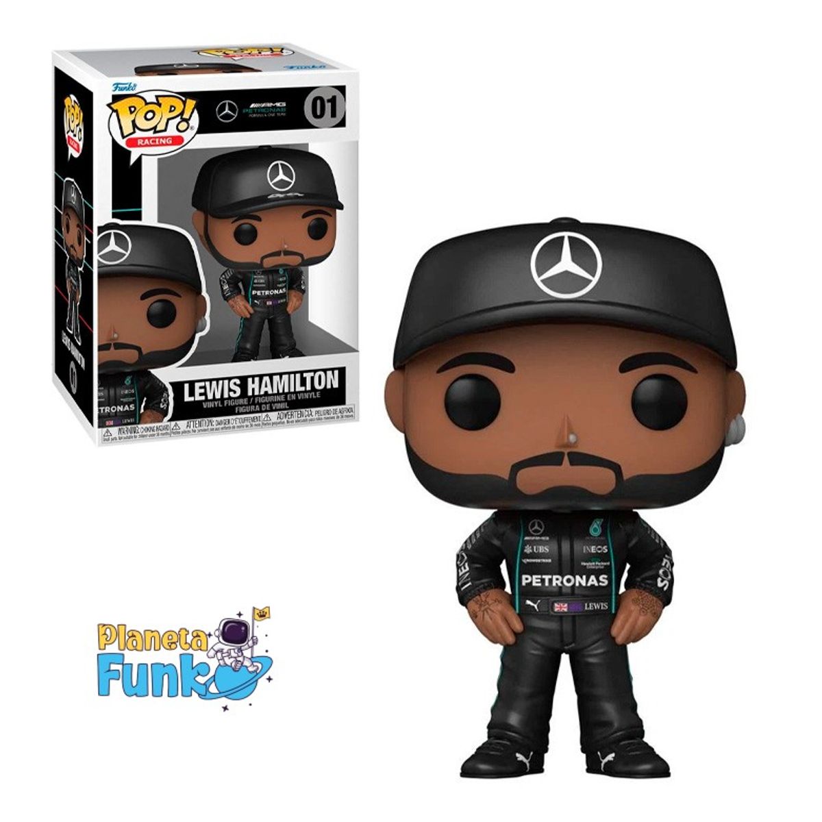 FUNKO - LEWIS HAMILTON FORMULA UNO AMG PETRONAS 01