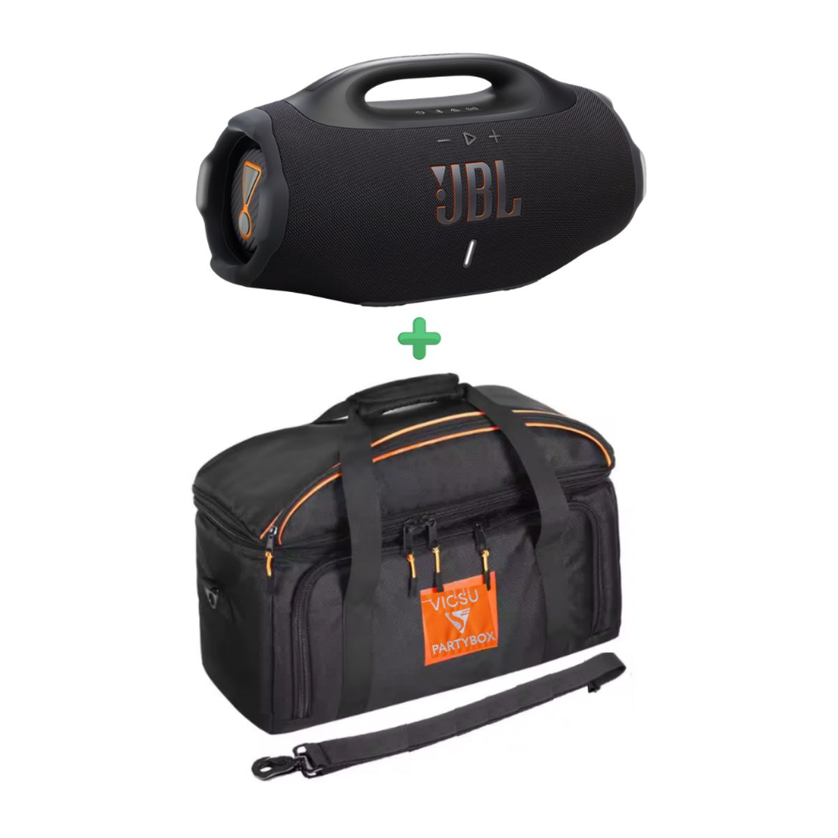 GENERICO - SUPER PACK PARLANTE JBL BOOMBOX 4 BLK Y FUNDA MALETÍN PARA EL BOOMBOX 4